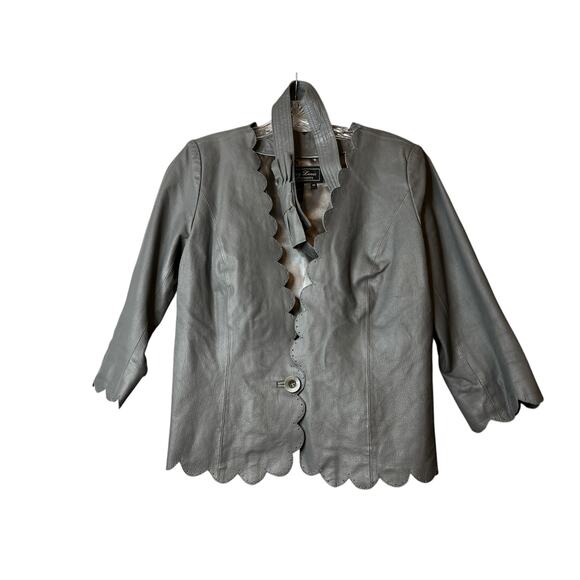 Vintage Terry Lewis Classic Luxuries Leather Jacket Shirt - Picture 6 of 16